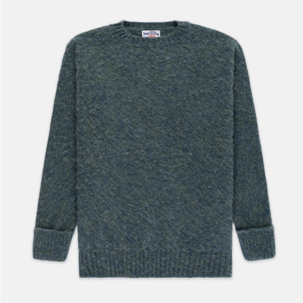 J. Press MADE-IN-SCOTLAND LOVAT SHAGGY DOG SWEATER - CLASSIC FIT men’s large